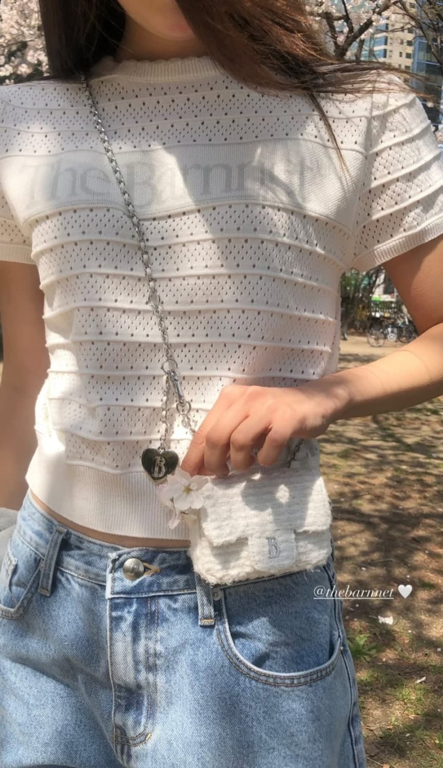 더바넷 Tweed Chain Belt Mini Bag 상품이미지2