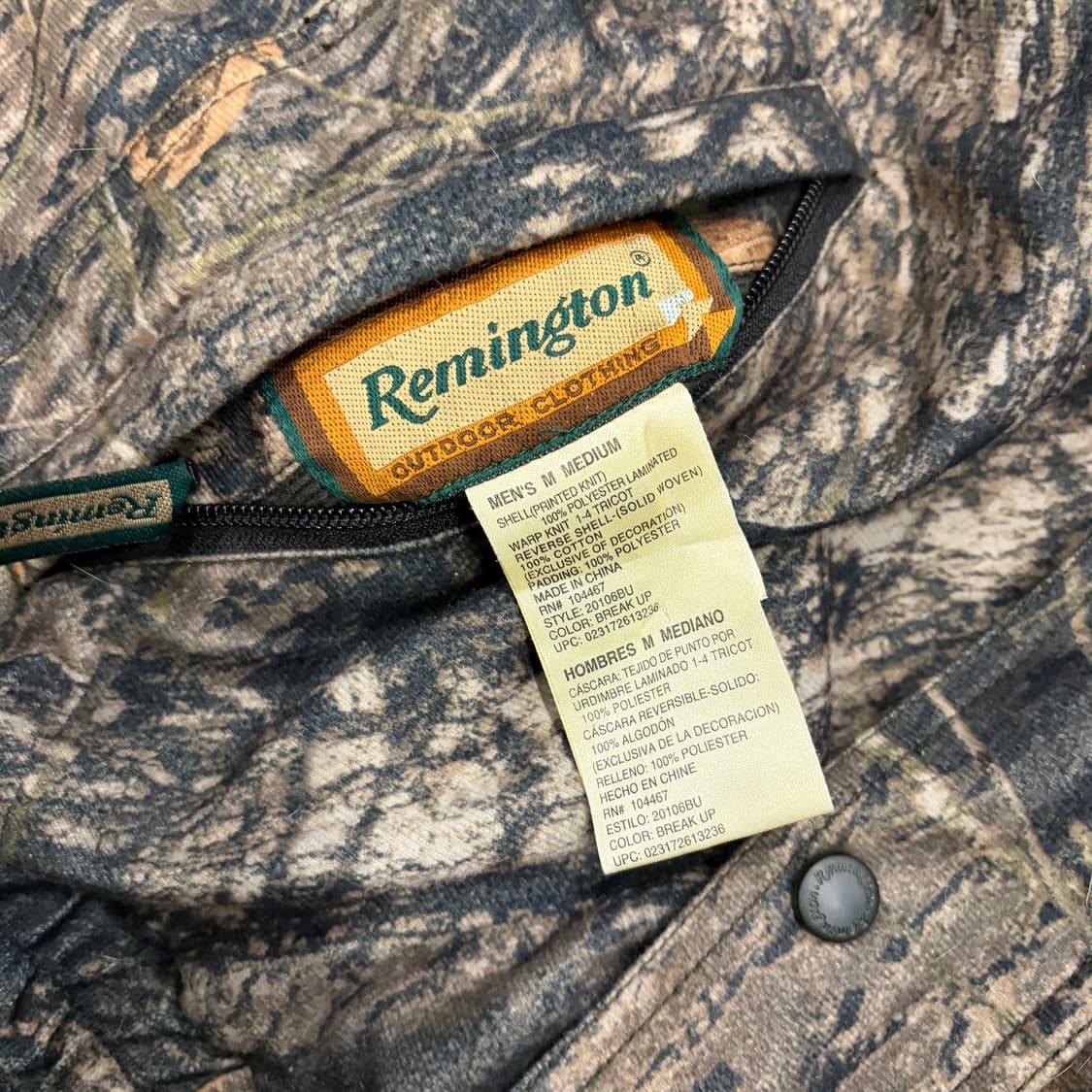 [M] 레밍턴 리얼트리 리버시블 브라운 워크 자켓 D40 상품이미지8