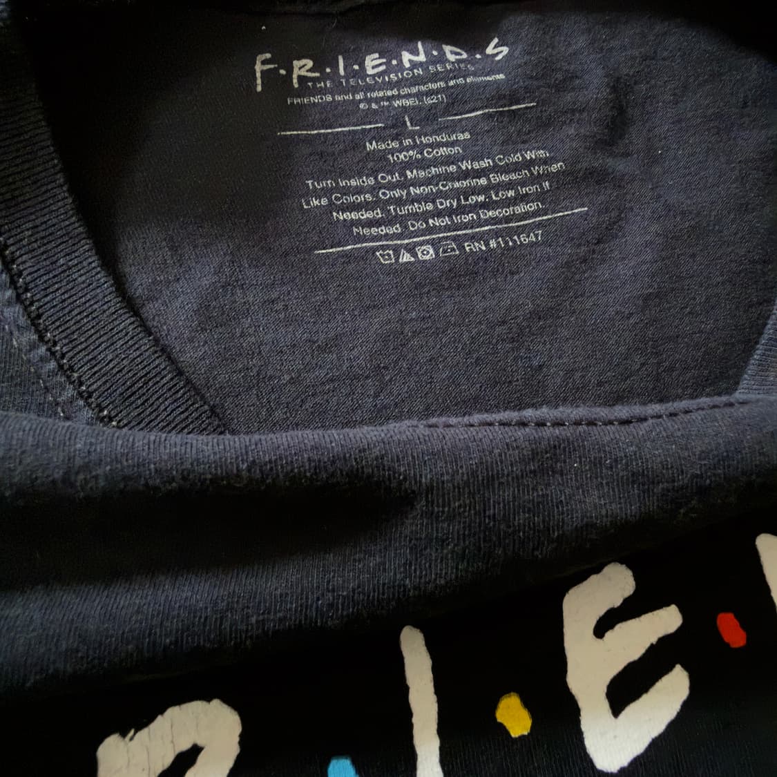 빈티지 y2k 프렌즈 공식 티셔츠 상품이미지2