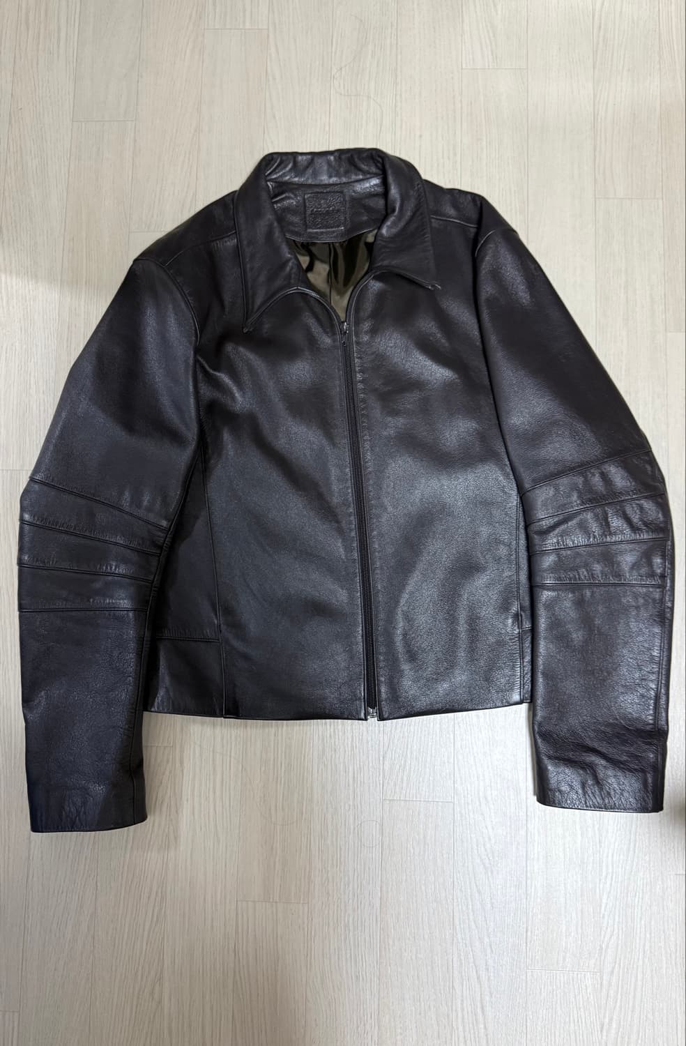 Mudule 머듈 appendix leather jacket /brown 상품이미지1