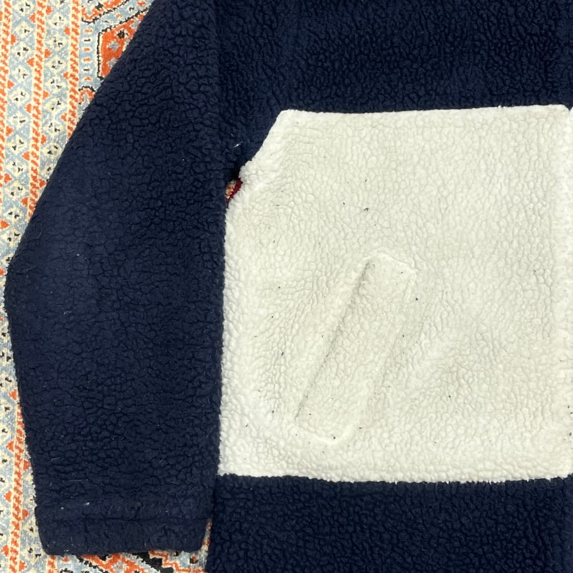 아메리칸이스트 네이비 플리스 후드집업 남성XL 상품이미지3