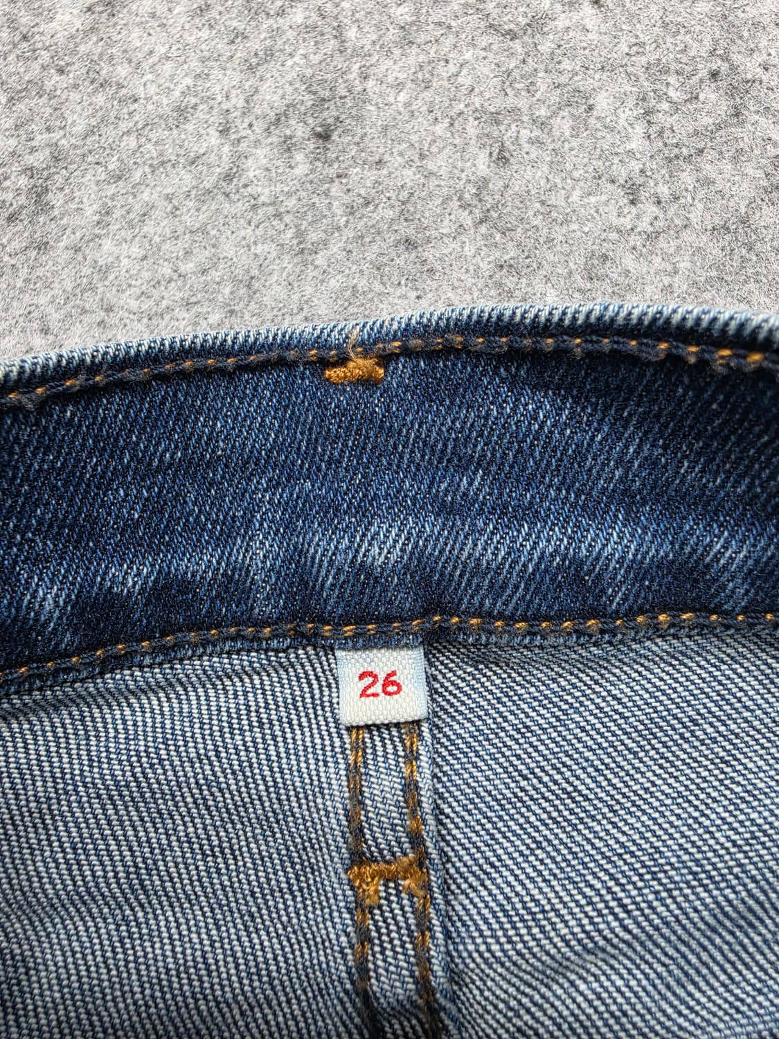 리바이스 프론트 버튼 풀오픈 데님 스커트 청치마 26 상품이미지7