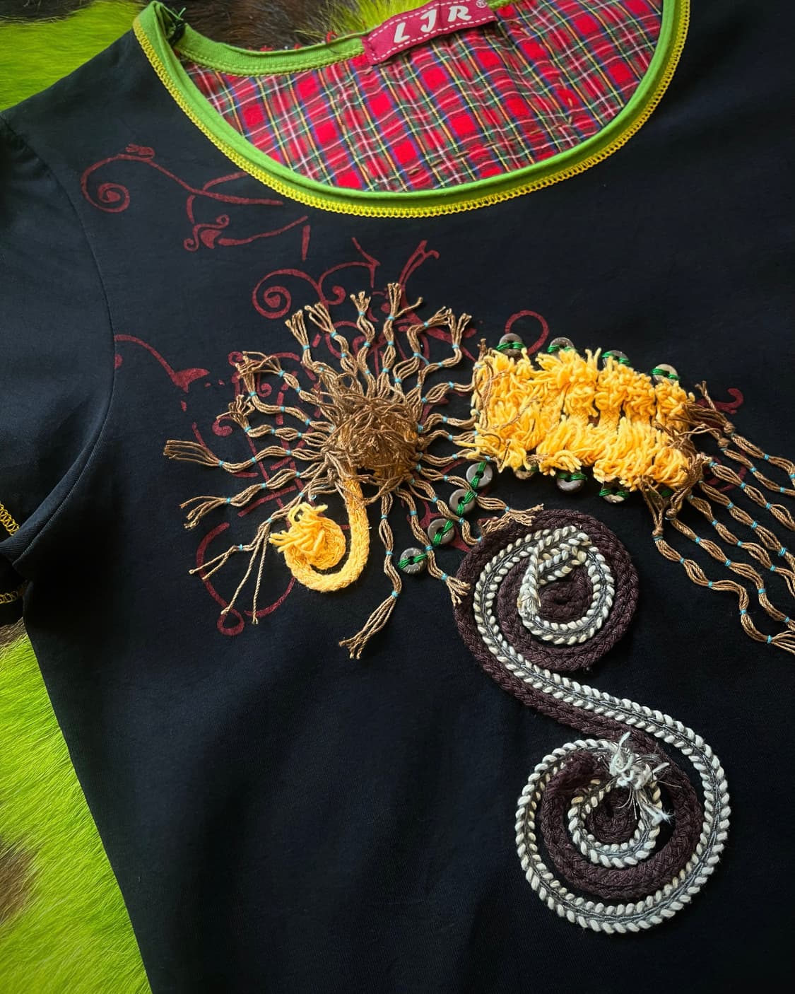 Japanese Vintage 3D Ethnic 1/2 T-Shirt 상품이미지5