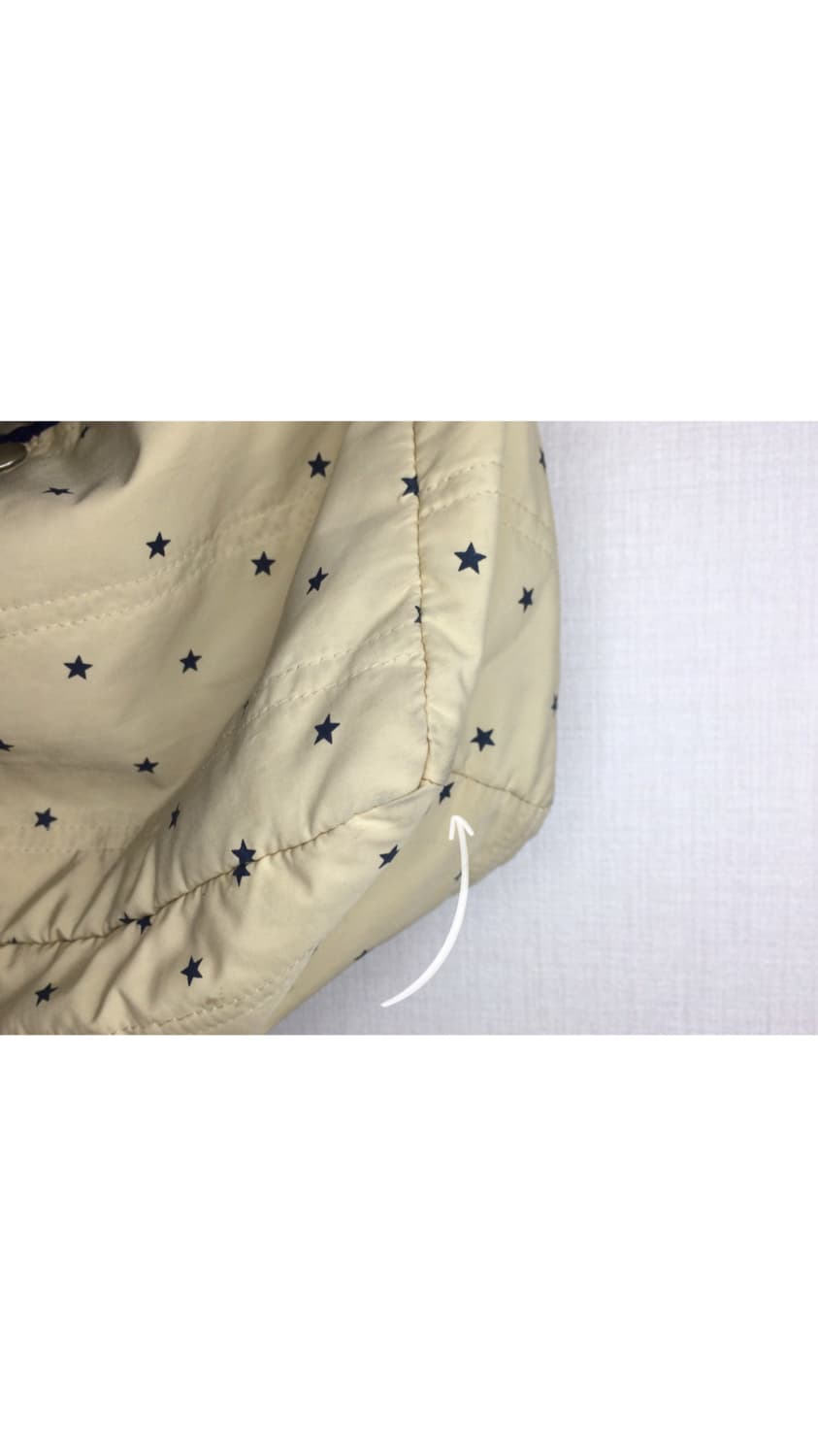 빈티지 베이지 네이비 별 무늬 크로스백 숄더백 상품이미지3