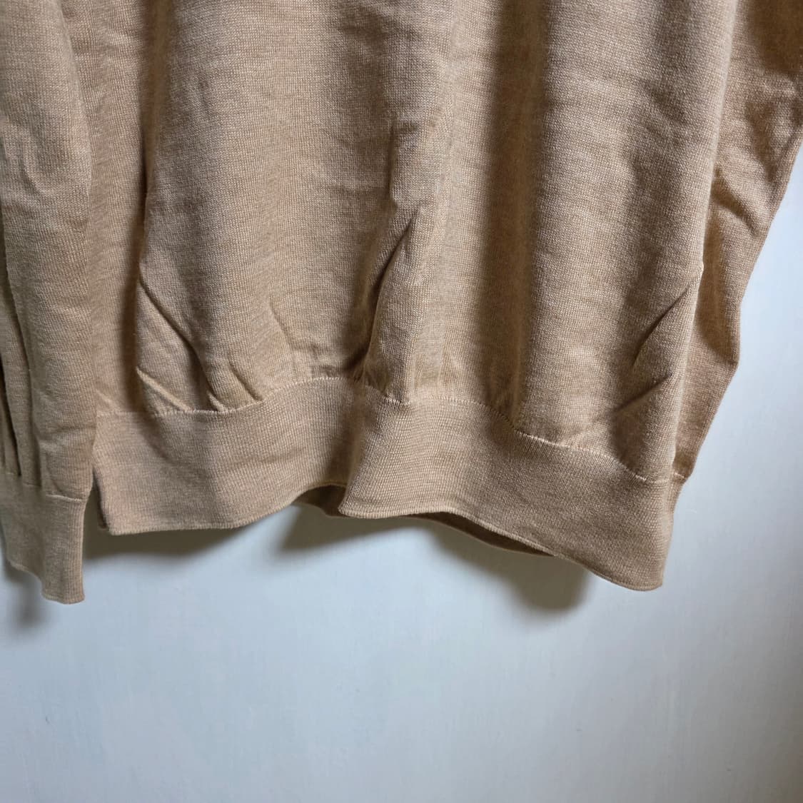 새상품) 폴로랄프로렌 피마코튼니트 베이지 S 상품이미지3