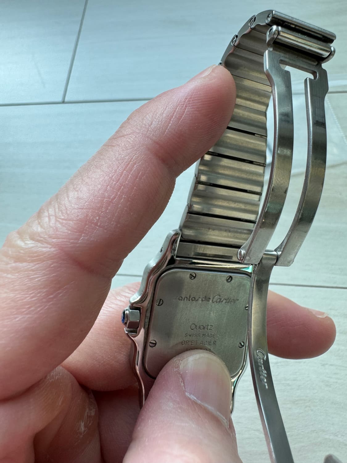 까르띠에 산토스 갈베 콤비 LM 사이즈 판매합니다 상품이미지8