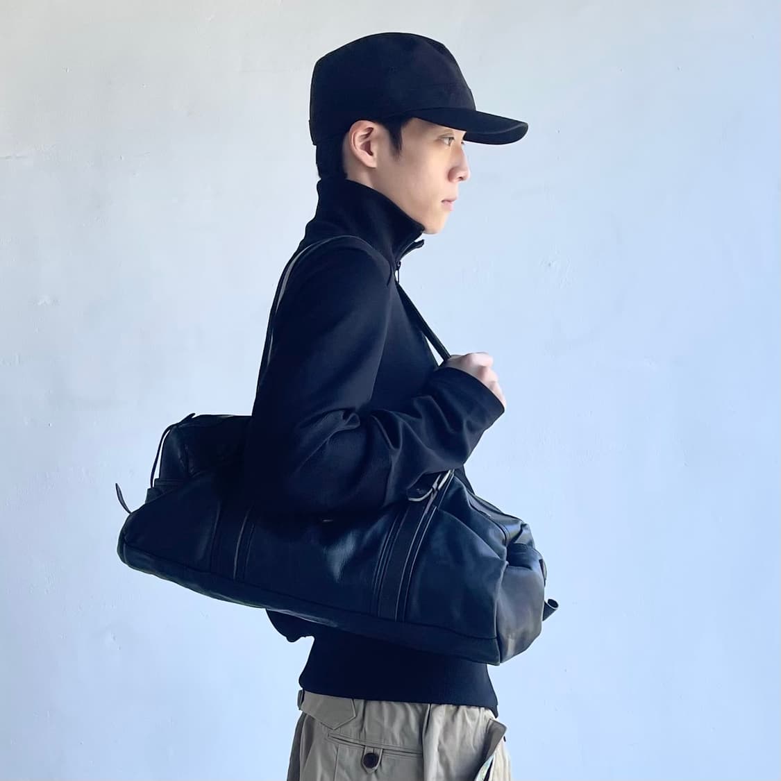 알프레도 바니스터 레더 보스턴 백 상품이미지2