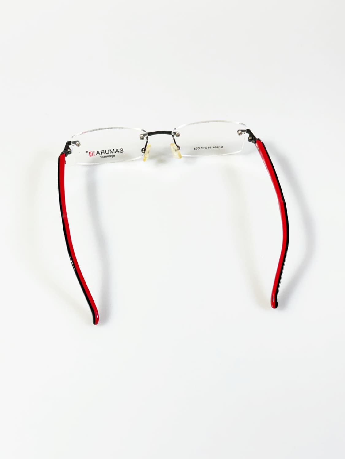 SAMURAI EYEWEAR 무테 스퀘어 티타늄 메탈 빈티지 안경 상품이미지5