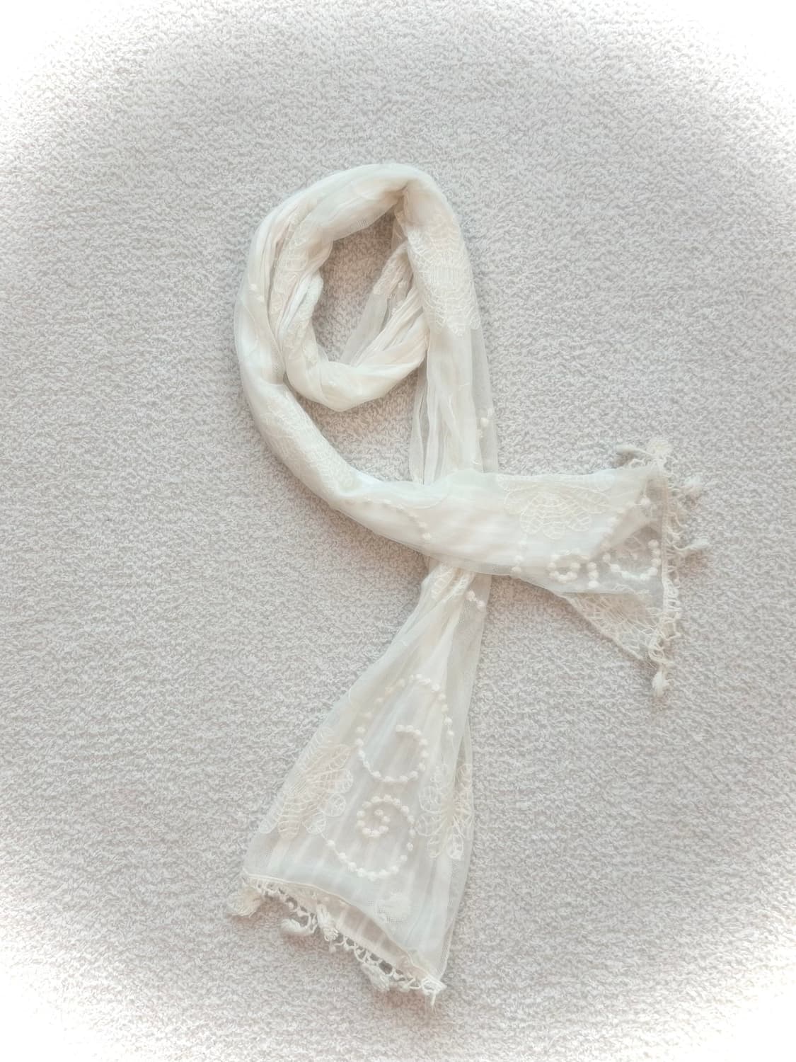 빈티지 레이스 머플러 스카프 모리걸 페어리 르네상스 갸루  상품이미지1