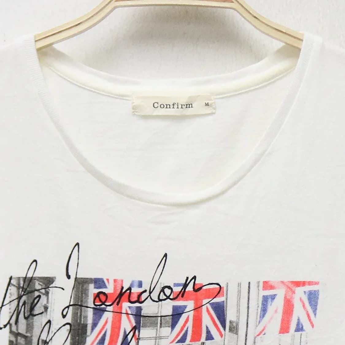 CONFIRM 빈티지 레터링 긴팔티셔츠 61135 상품이미지3