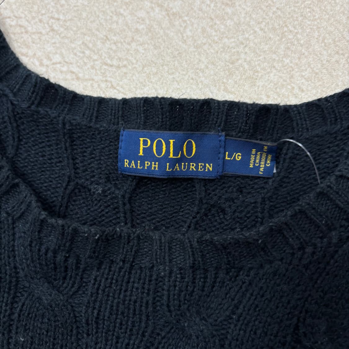 폴로 랄프로렌 케이블 포니 니트 상품이미지3