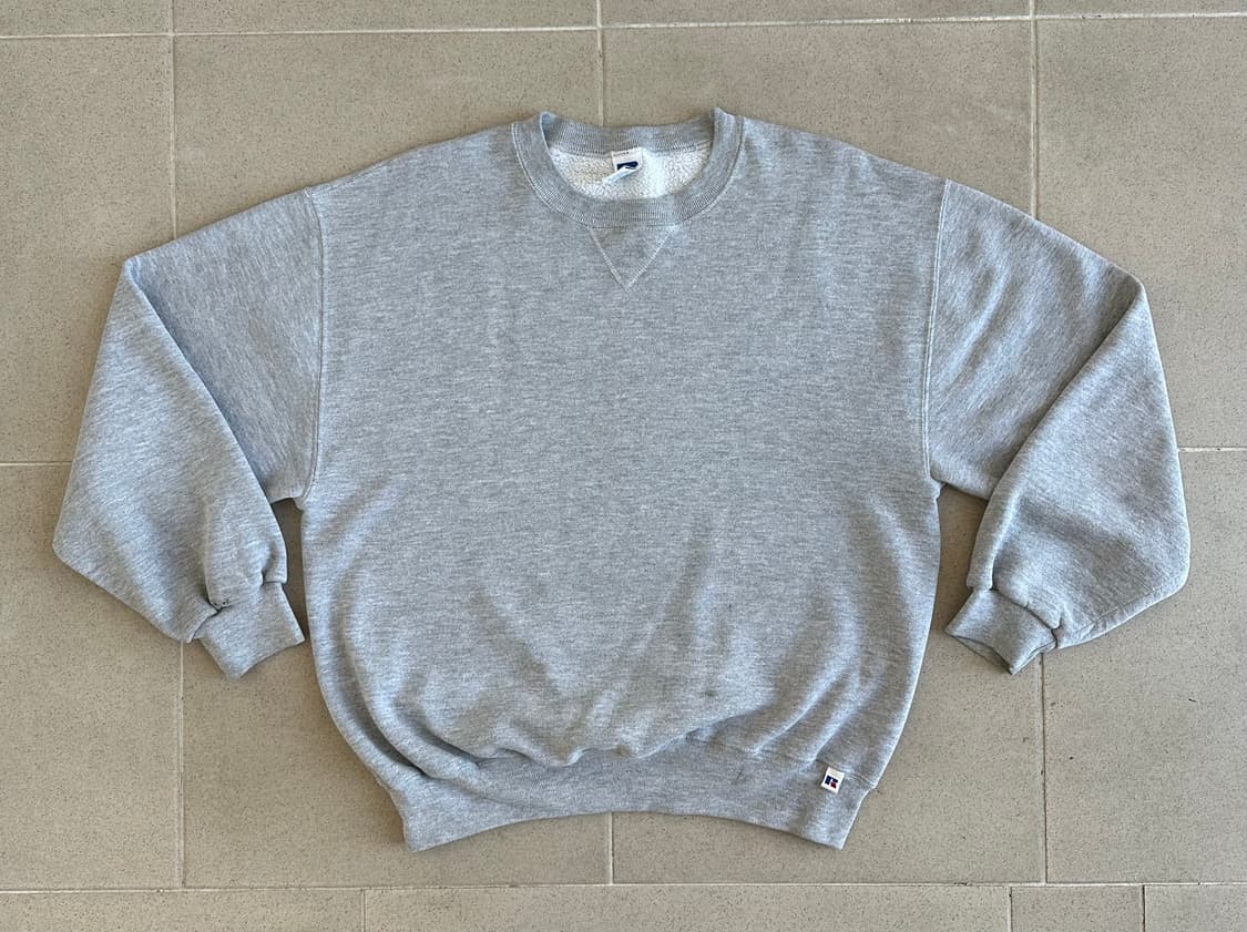90s 빈티지 러셀 스웻셔츠 그레이 L 상품이미지1