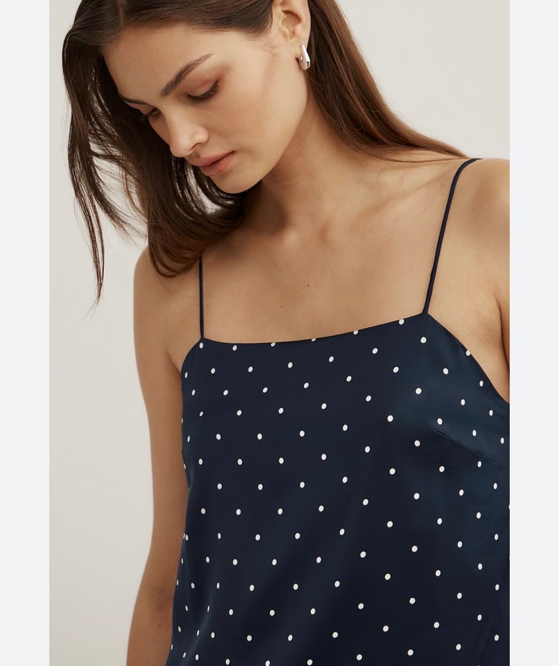 DKNY 100% 실크 도트 캐미솔 상품이미지8