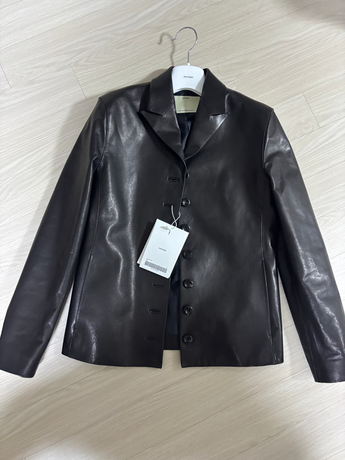 포터리 우먼 레더 블레이저 새상품 상품이미지1