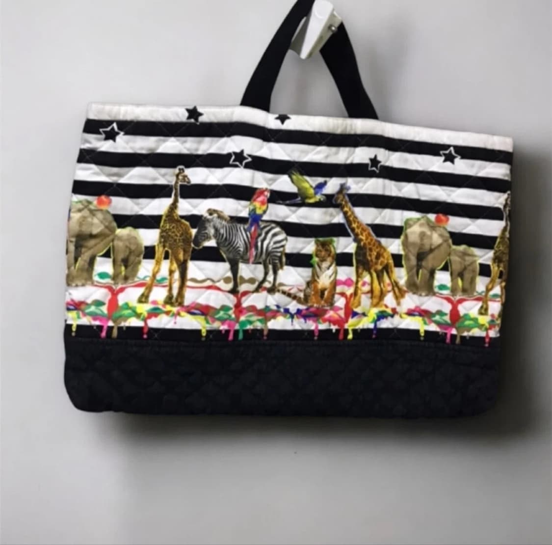 동물 프린팅 코튼토트백 상품이미지3