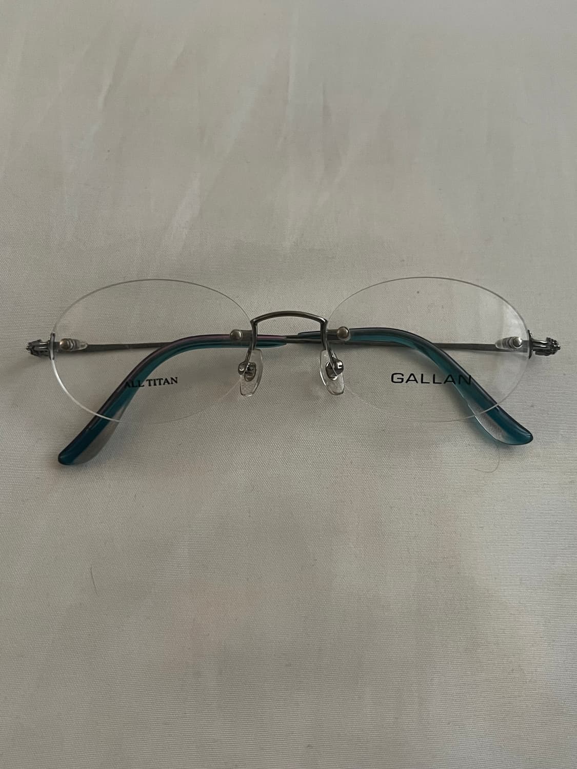 Gallan titan 무테 안경 - 실버블루 상품이미지1