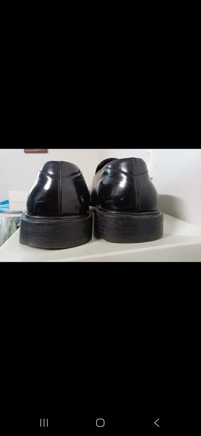 빈티지 프라다 로퍼 블랙 스퀘어토 로퍼 남성용 구두 265 상품이미지5