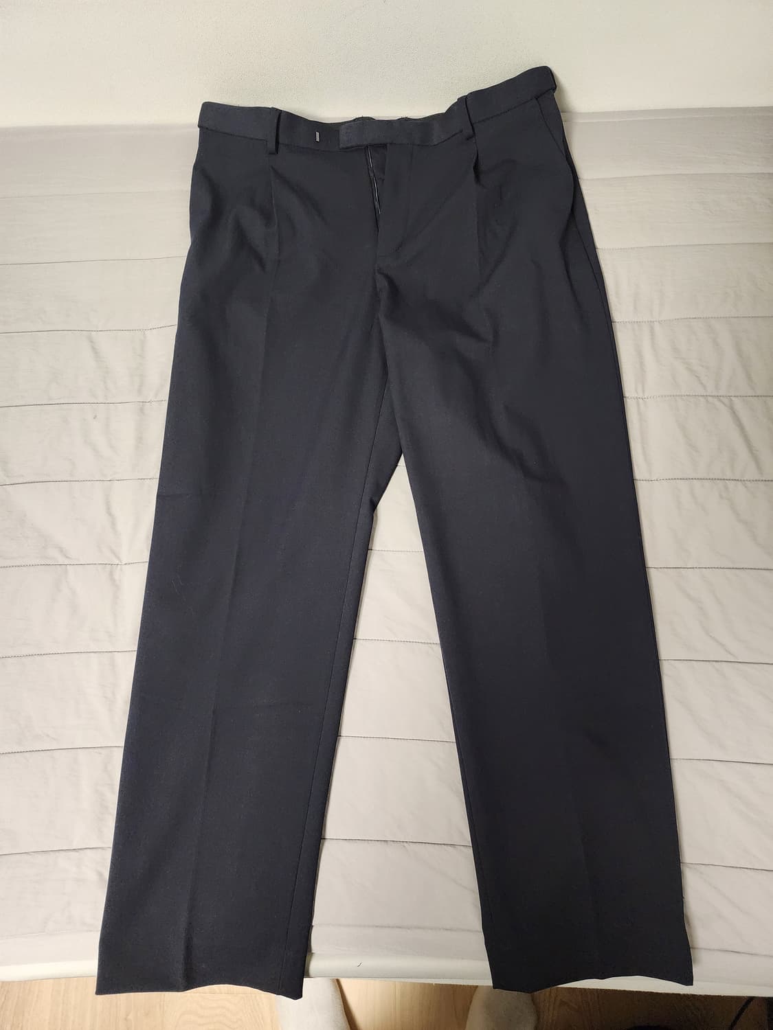 (34)무신사 스탠다드 네이비 슬랙스 상품이미지1