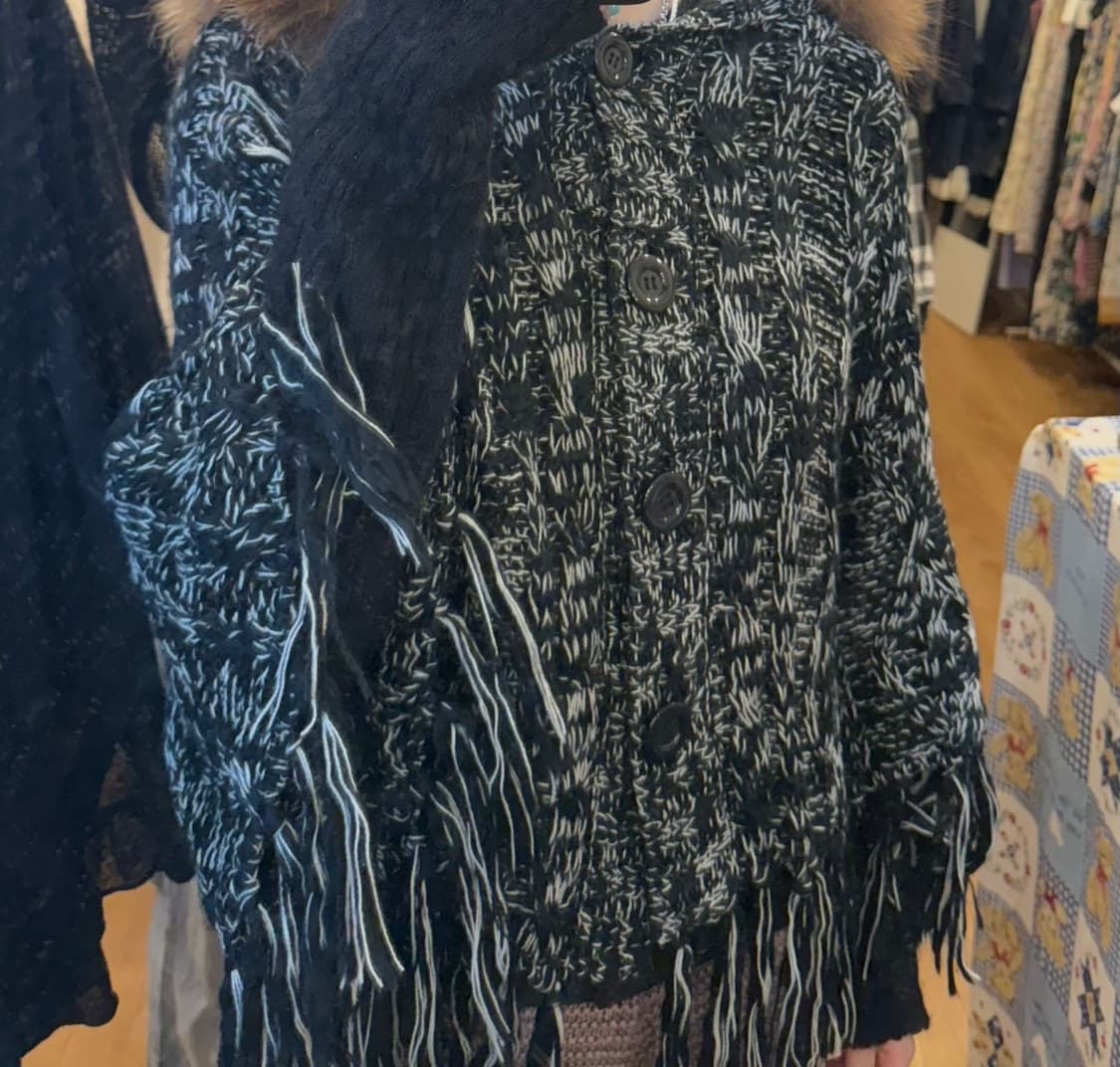 Cecil McBee 세실맥비 판초 가디건 상품이미지1