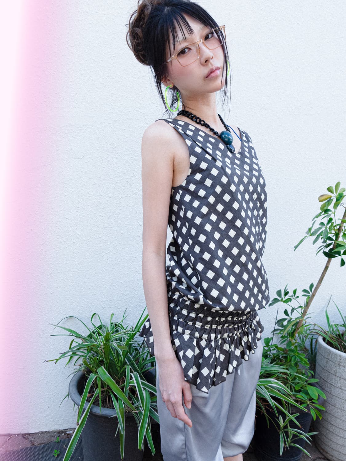 Marc Jacobs pattern frill sleeveless 상품이미지1
