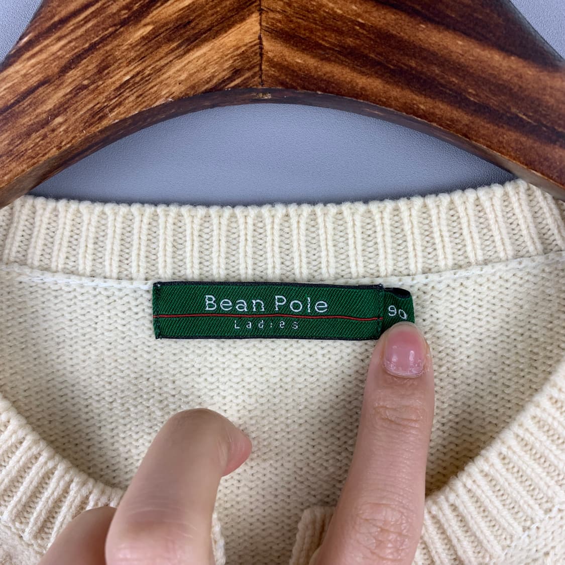 빈폴 옐로우 라운드넥 가디건 상품이미지5