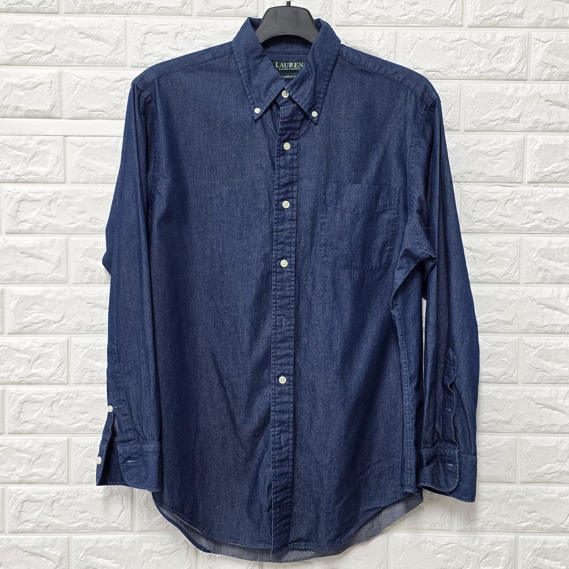 택포) 폴로랄프로렌 데님 셔츠 청남방 L 상품이미지1