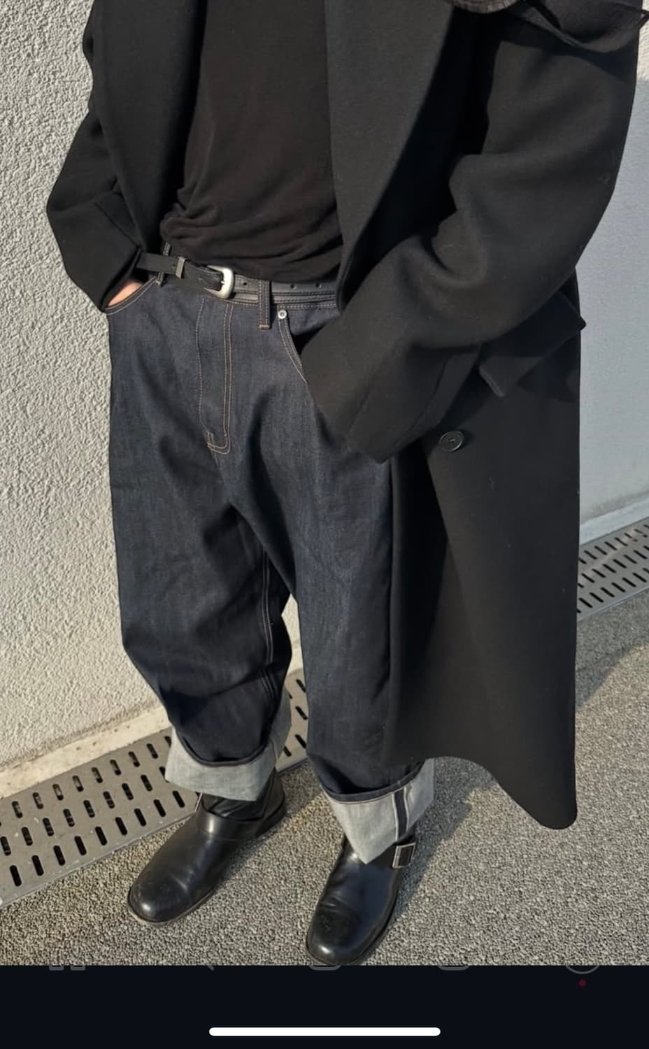 무탠다드 이도현 와이드 셀비지 데님 상품이미지1