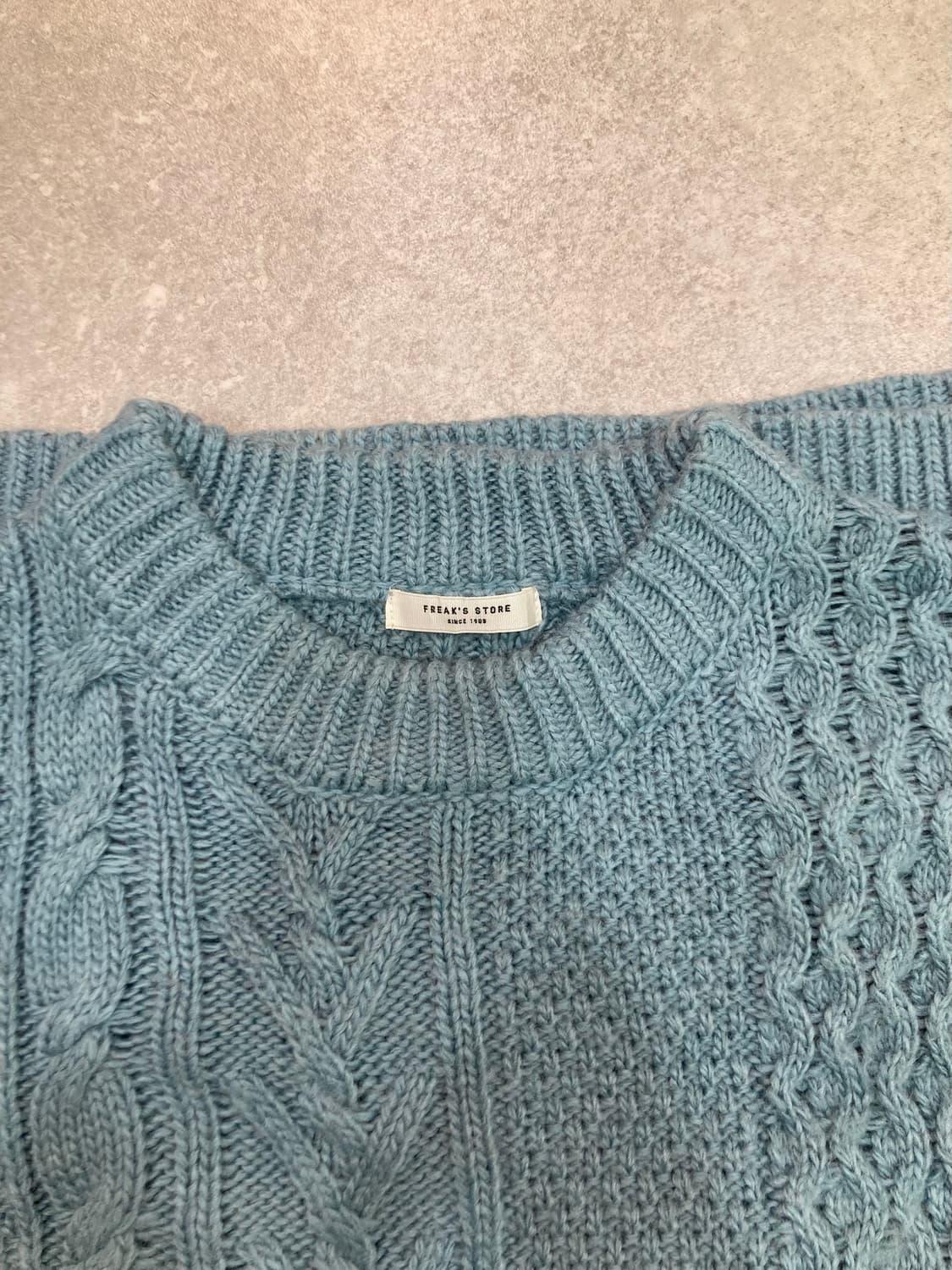 (F) 프릭스 스토어 패치워크 니트 상품이미지1