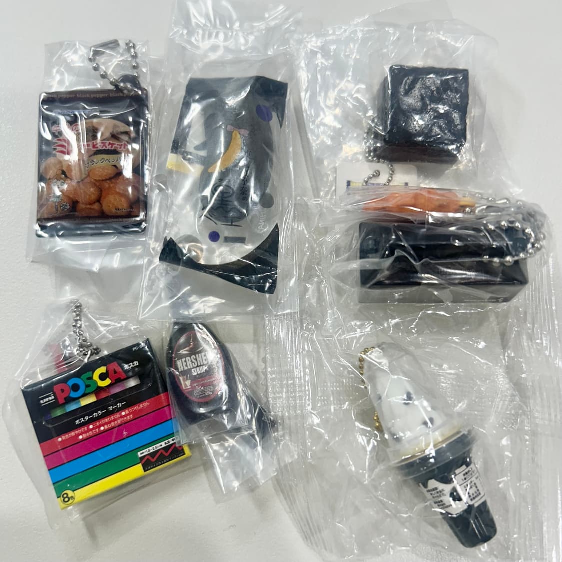 블랙 과자 가챠 7개 일괄 상품이미지1