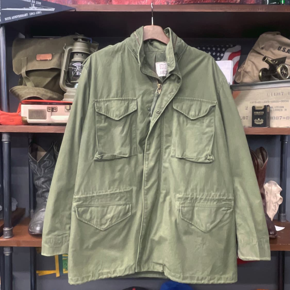 70s 알파인더스트리 M-65 필드자켓 오리지널 밀리터리 야상 N353 상품이미지1