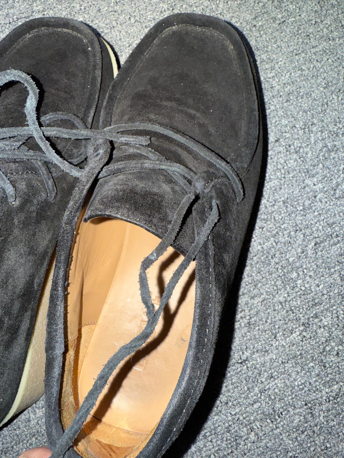 [40] 로에베 웨지 레이스업 블랙 상품이미지7