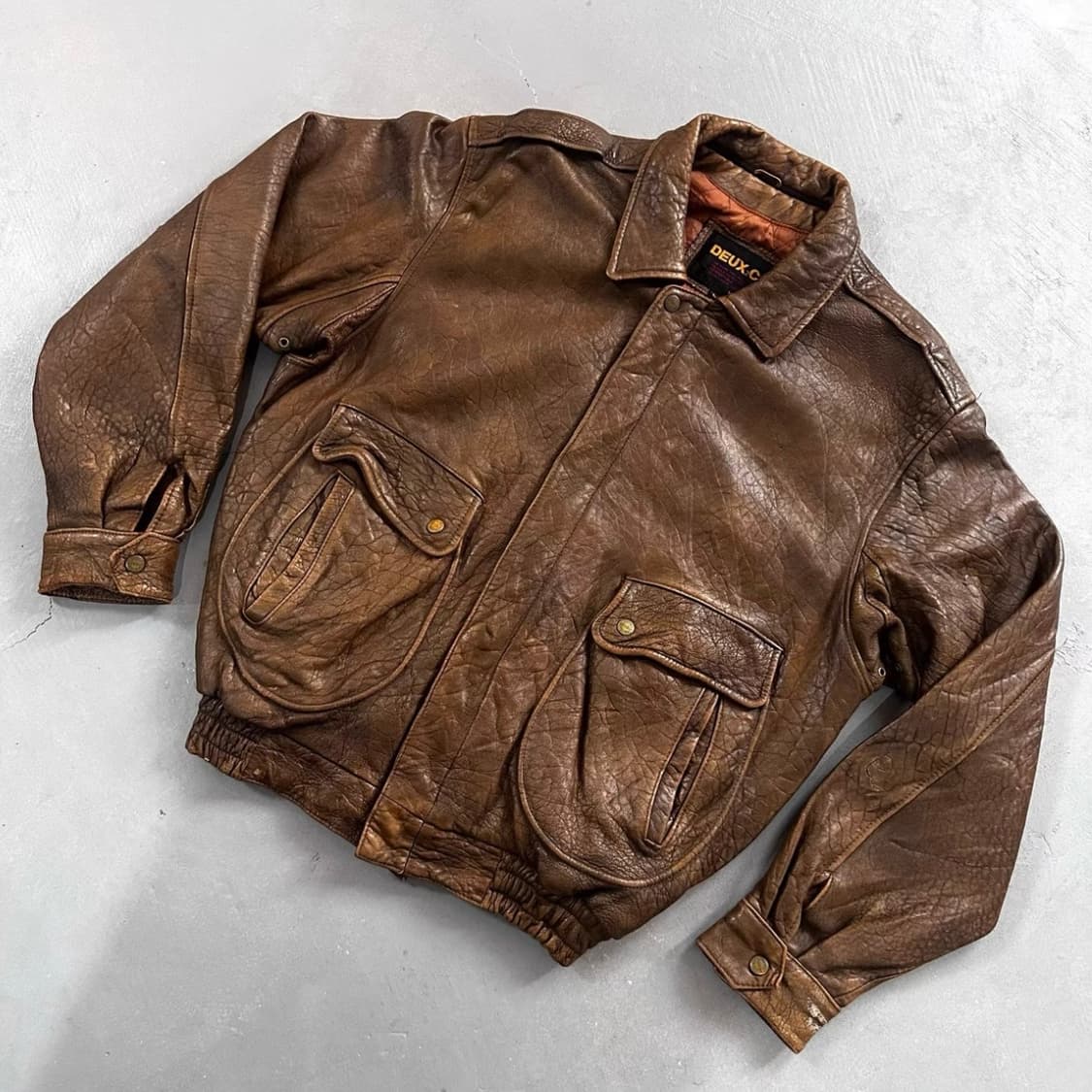 DEUX.C  A-2 리얼 가죽 자켓 상품이미지1