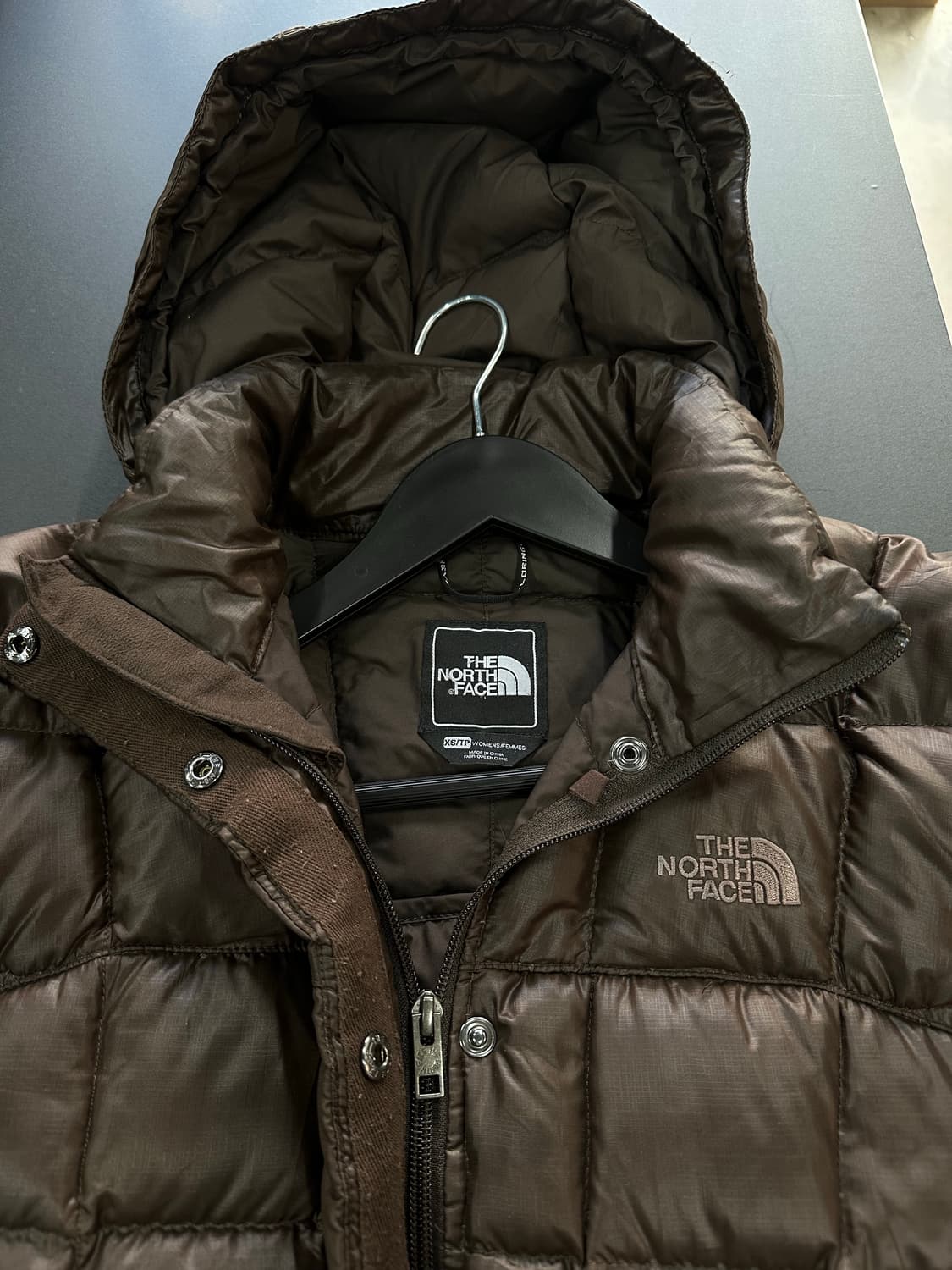 노스페이스 우먼스 600다운 투웨이 패딩자켓 초코 상품이미지10