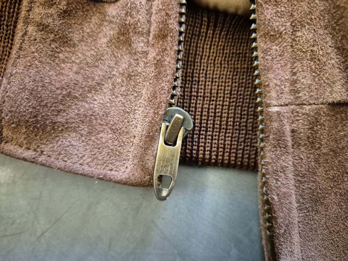 80s Golden bear 스웨이드 해링턴 자켓 상품이미지7