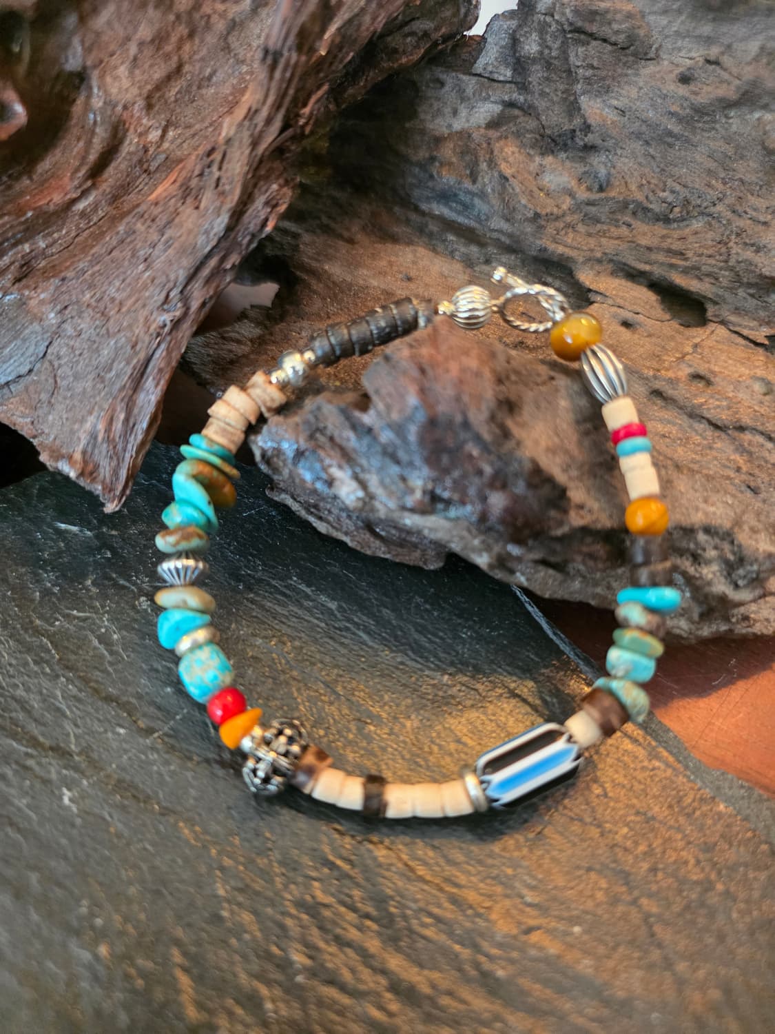 3cross EARTHWAY silver/stone bracelet 상품이미지5