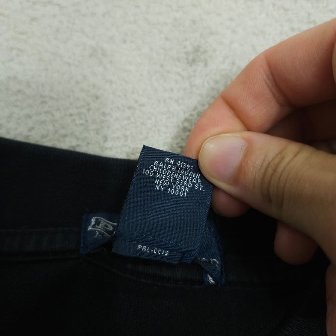 폴로 랄프 로렌 카라티 XL18-20 블랙 상품이미지5