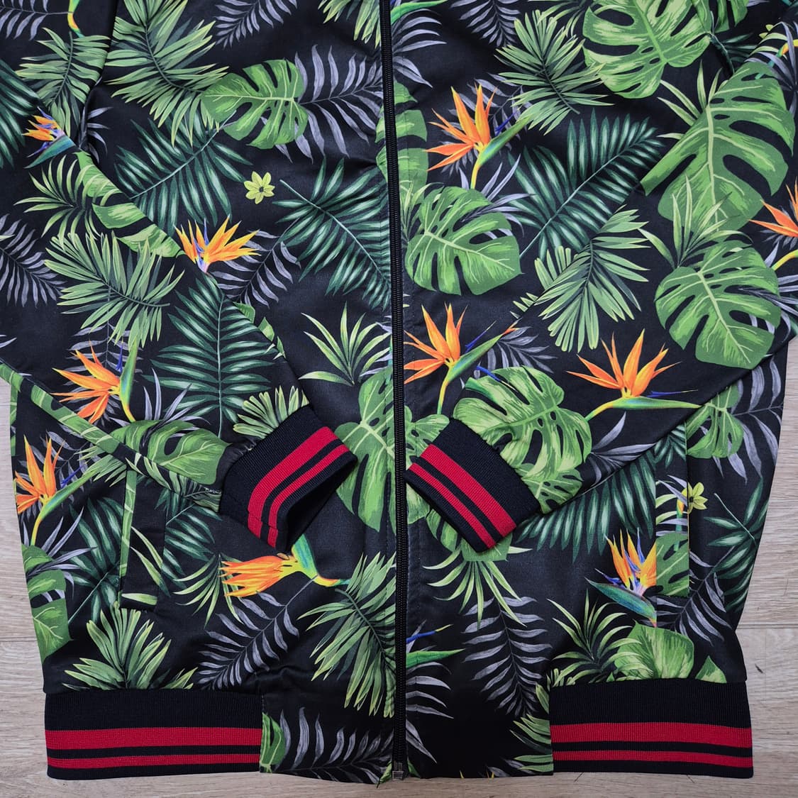 자라 맨 하와이안 트로피컬 져지 트랙탑 집업자켓 상품이미지3