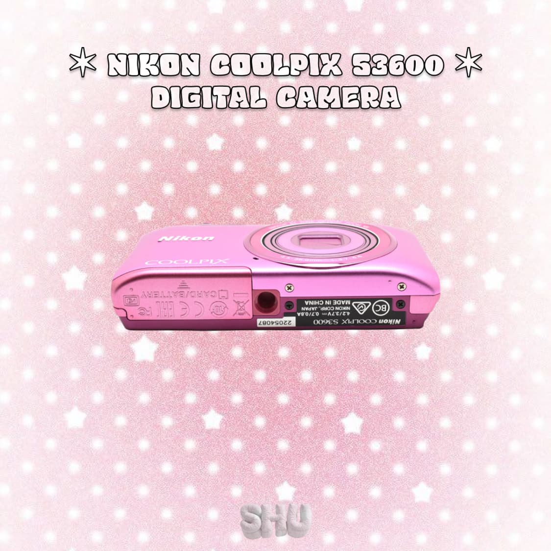 니콘 NIKON 쿨픽스 S3600 빈티지 디카 핑크 상품이미지2