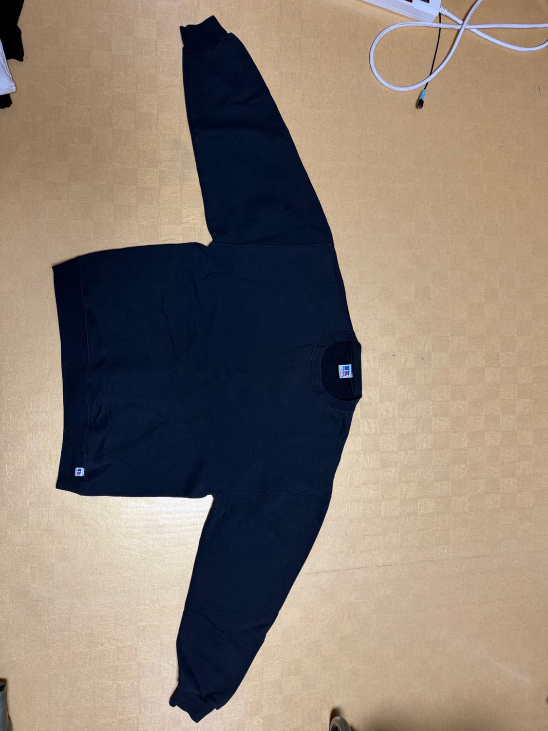 빈티지 러셀 애슬레틱 스웻셔츠 블랙 상품이미지1