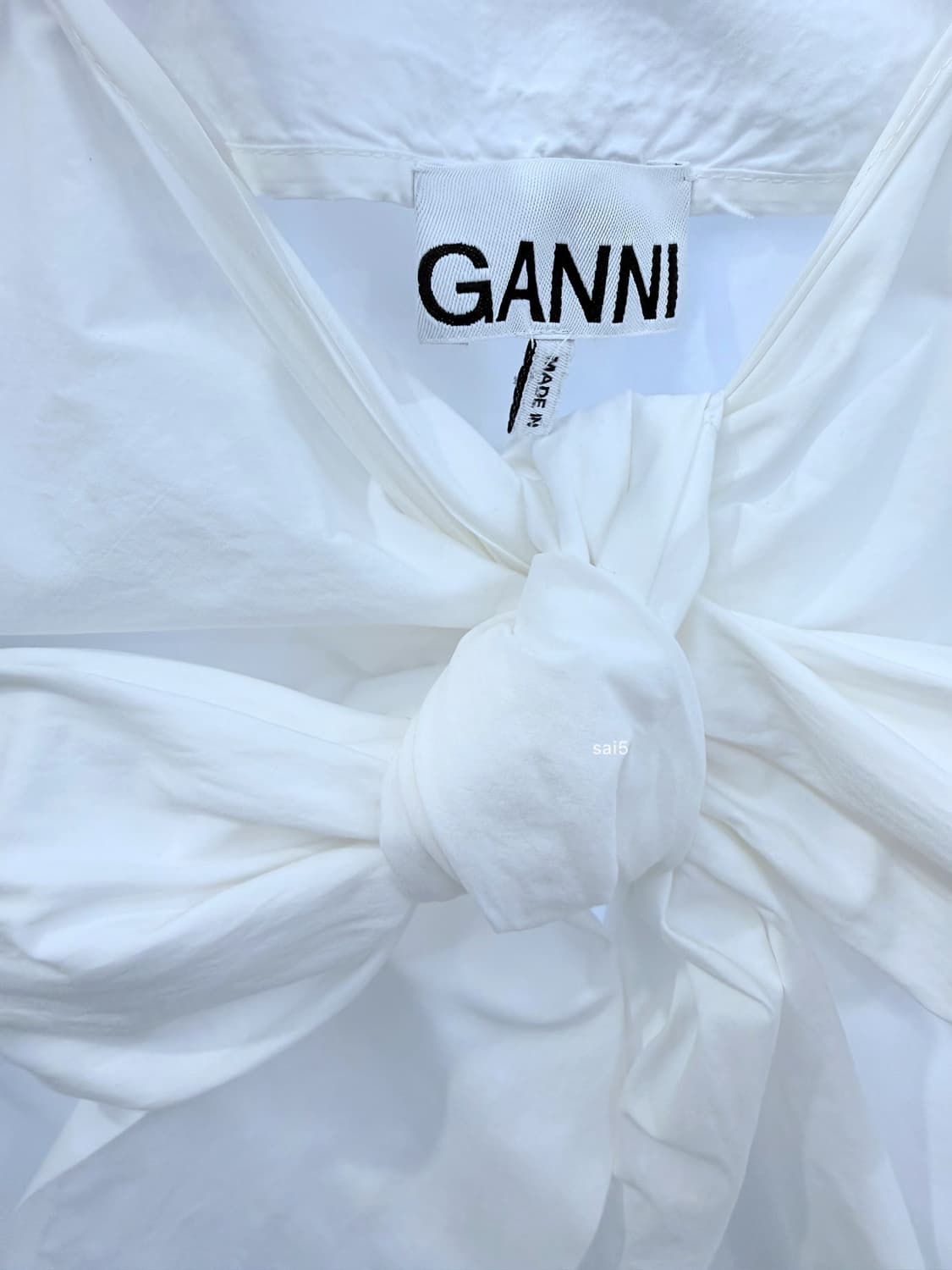 GANNI 가니 리본 블라우스 상품이미지6
