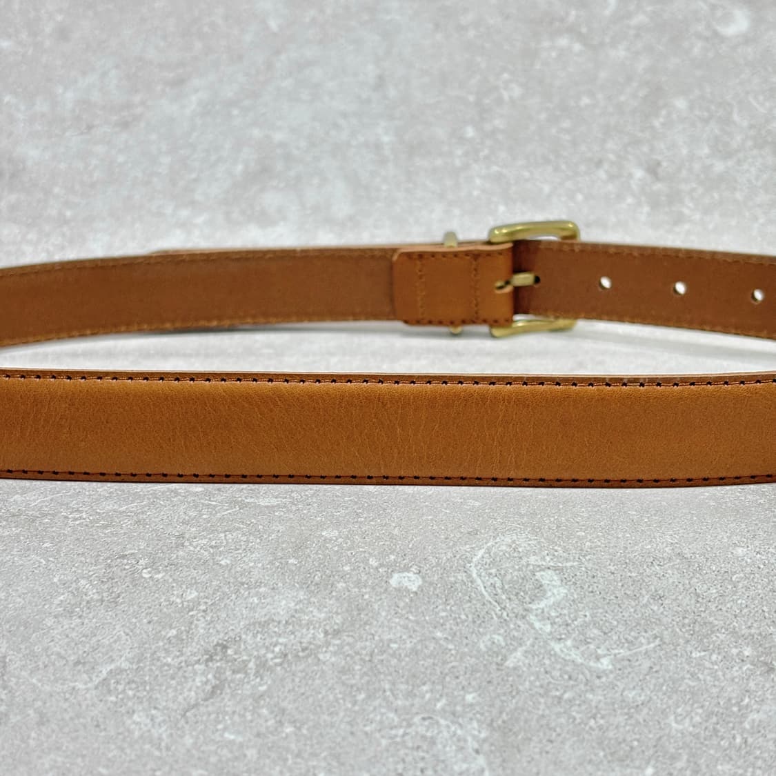 Oribell 새틴 골드 버클 이탈리아 소가죽 베이직 벨트 상품이미지6