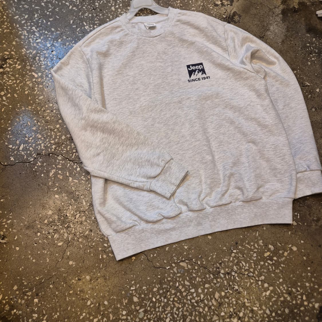 2XL. JEEP 오트밀 맨투맨  상품이미지7