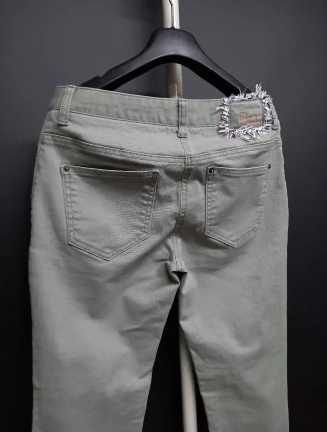 새 RUSSO 루쏘 일자핏 9부 데님팬츠 27 상품이미지6