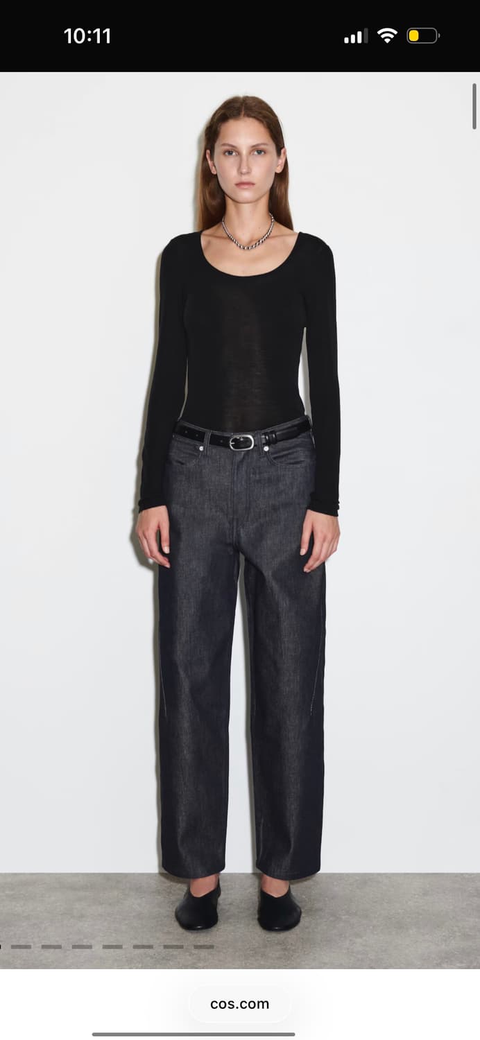 COS 배럴 레그 트라우저 데님진  상품이미지1