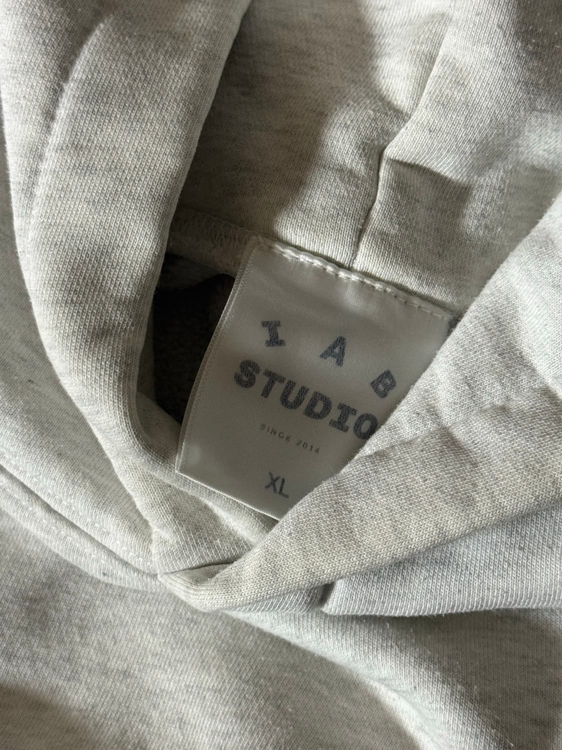 IAB STUDIO 아이앱 스튜디오 후드티 라이트 그레이 XL 상품이미지5