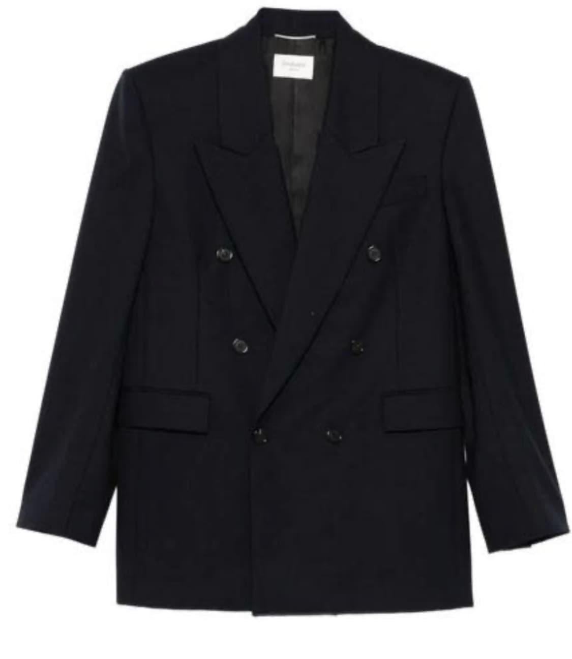 생로랑 더블 브레스티드 자켓 블랙 삽니다 상품이미지1