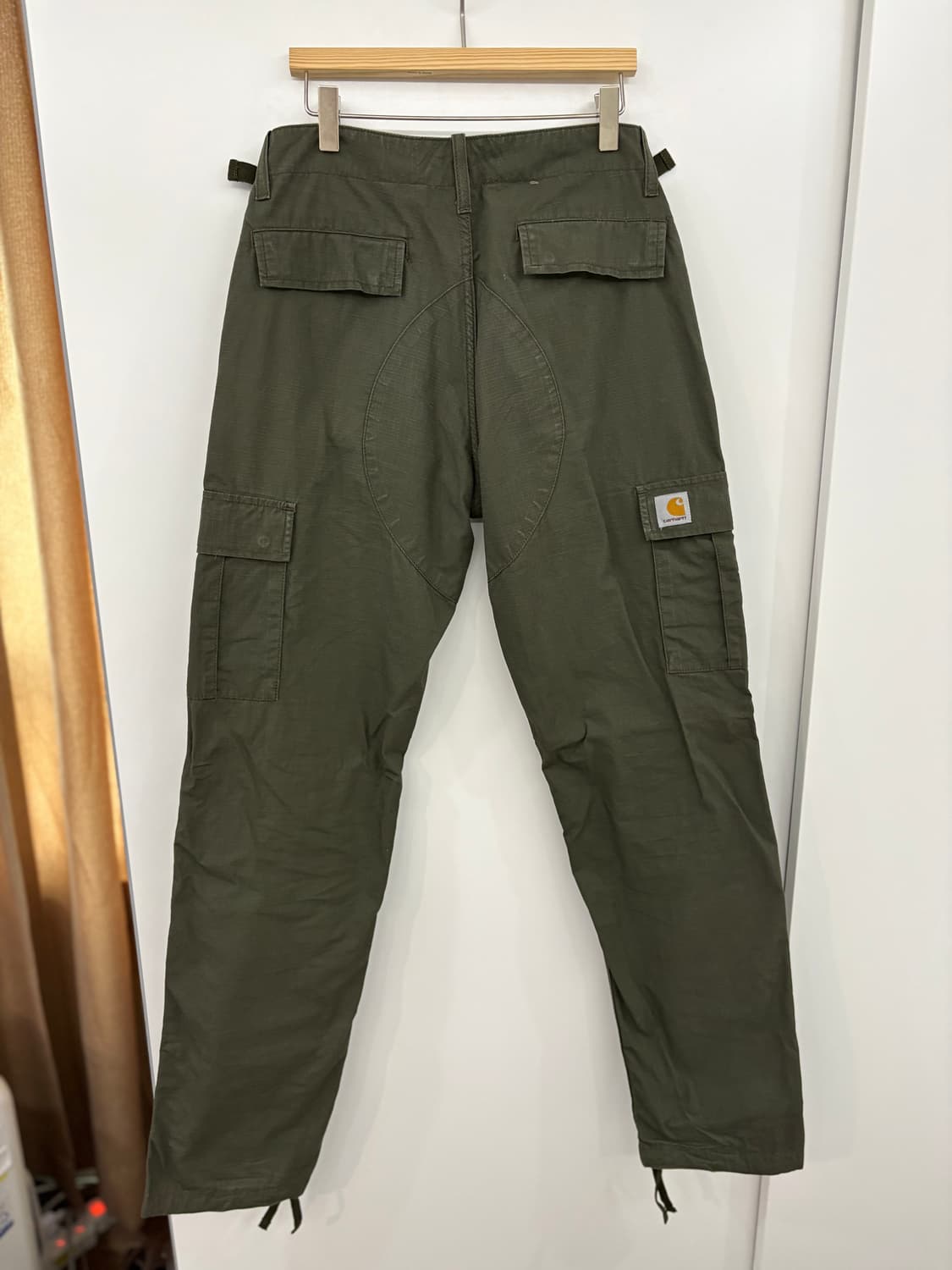 칼하트 WIP 에비에이션 팬츠 30x32 카키색상 상품이미지2