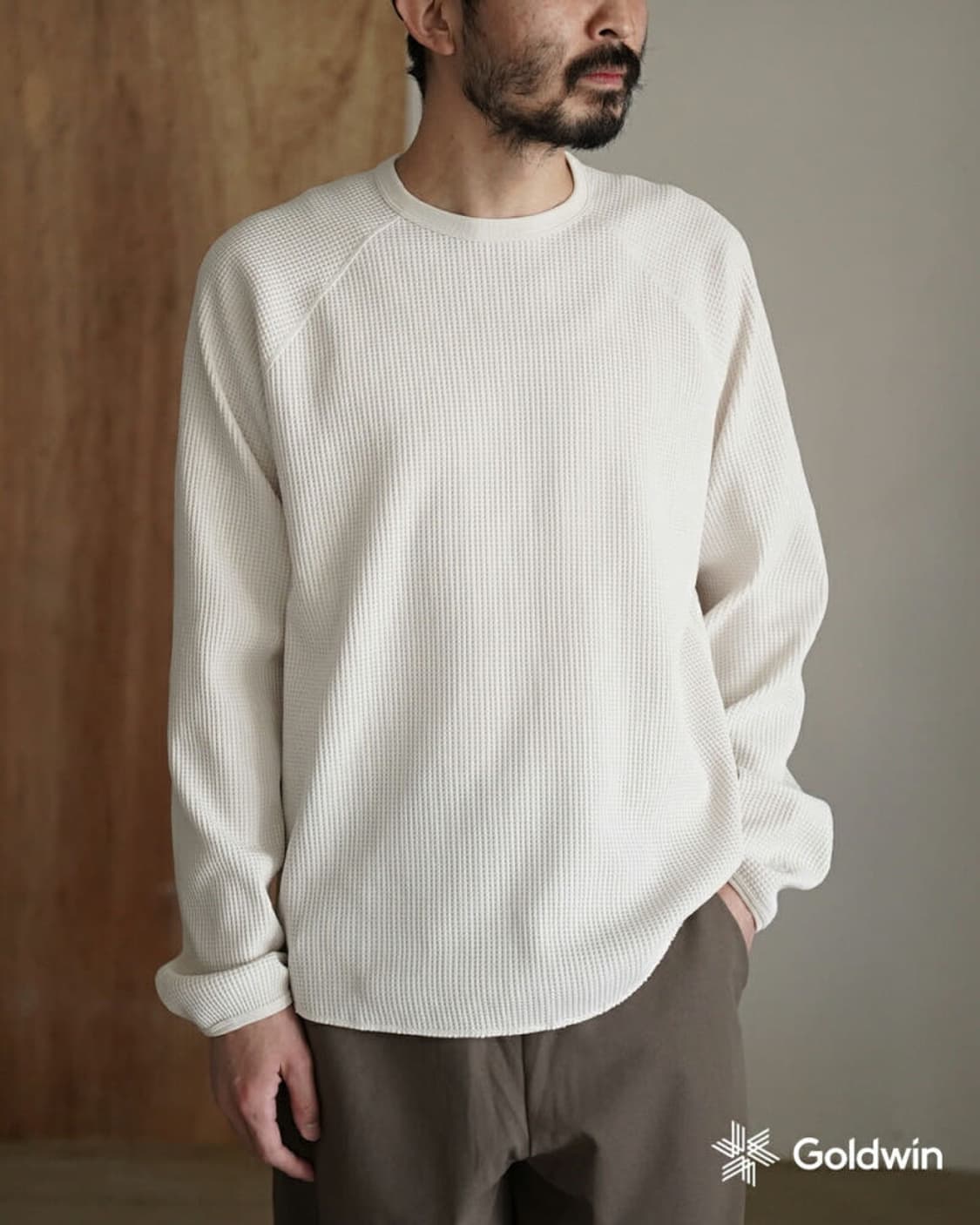 골드윈 와플 써멀 롱슬리브 티셔츠 상품이미지1