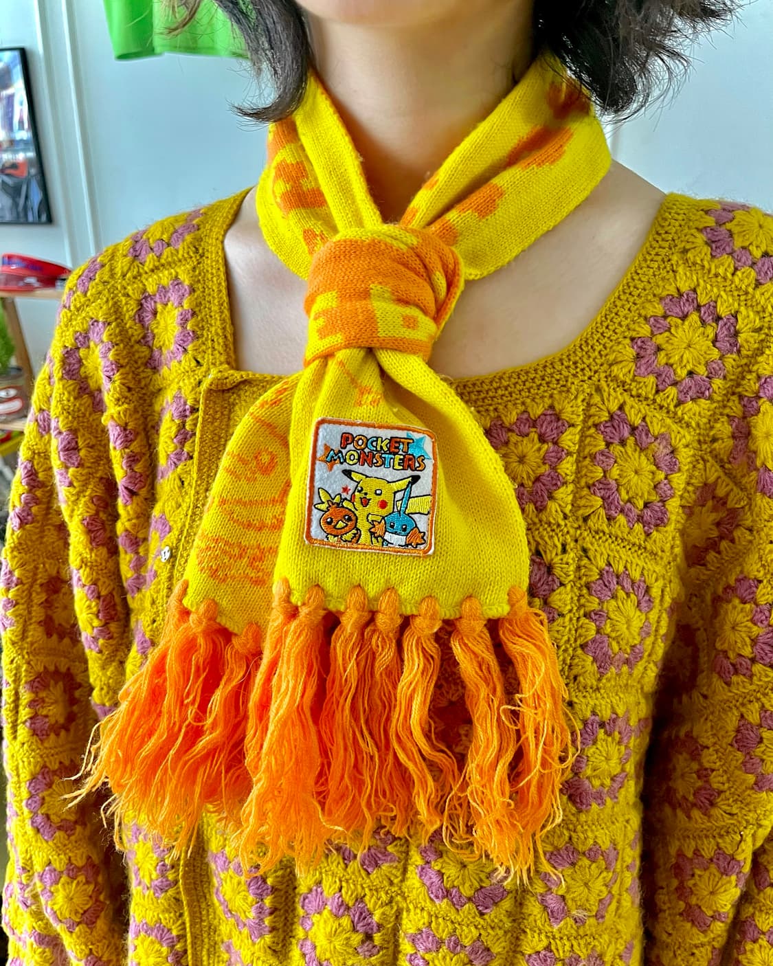 Pokemon Official Vintage Tassel Muffler 상품이미지9