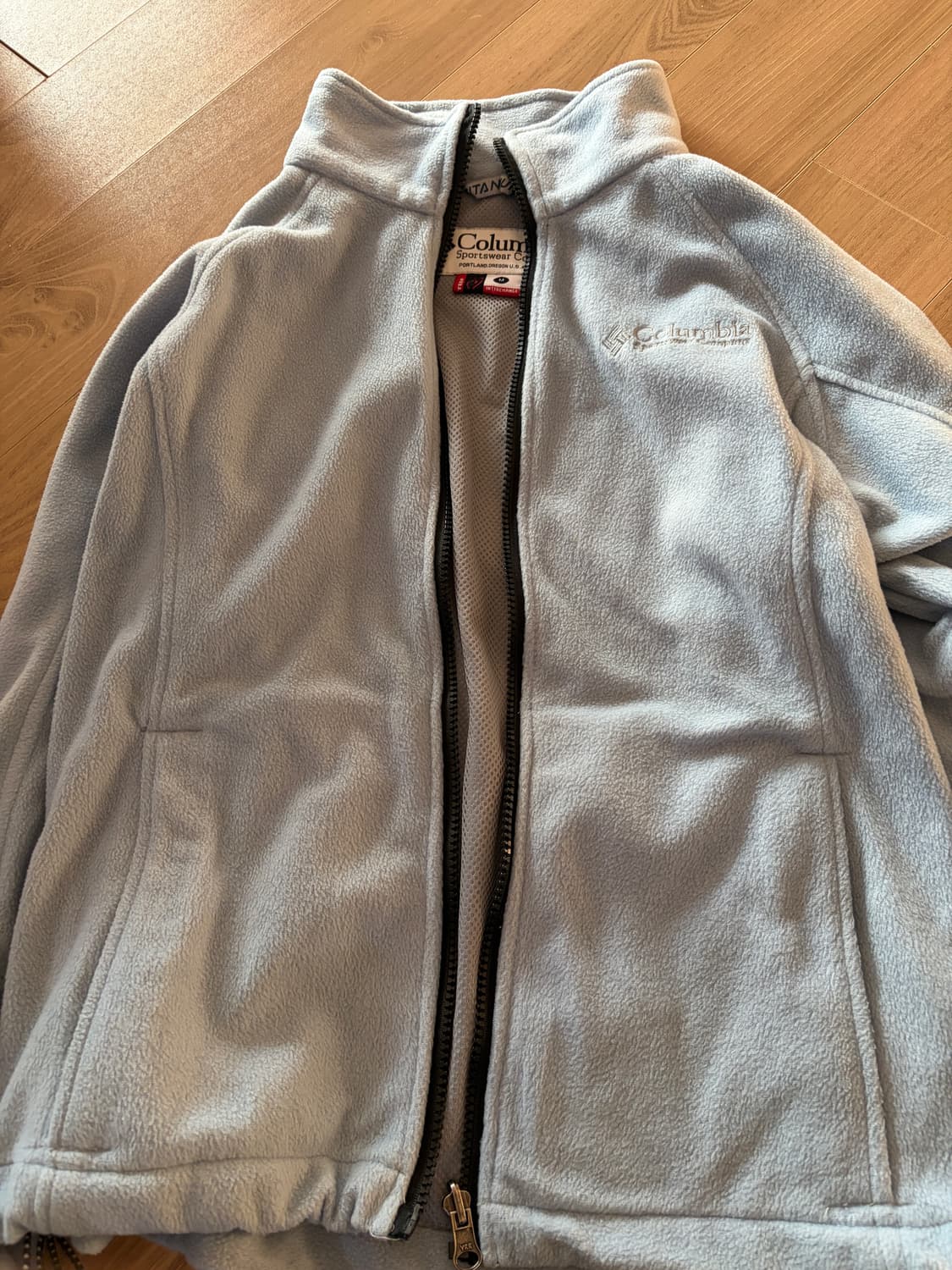 하늘색 후리스 상품이미지2